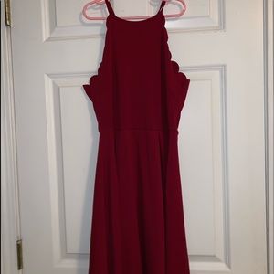 Red dress. Used once.